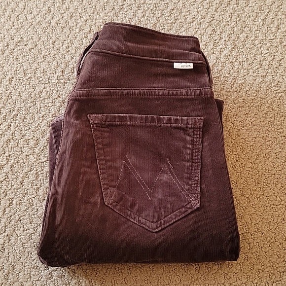 Mother Insider Crop Step Fray Umber Size 24 - Picture 12 of 12